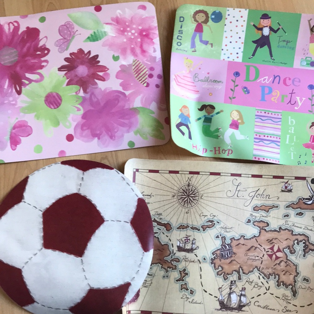 Pottery Barn Kids placemats